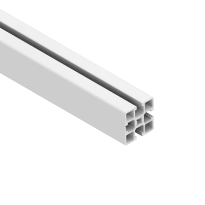 10-4545S1-0-24IN MODULAR SOLUTIONS EXTRUDED PROFILE<br>45MM X 45MM 1G SMOOTH SIDE, CUT TO THE LENGTH OF 24 INCH